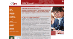 Desktop Screenshot of private-hochschulen.net